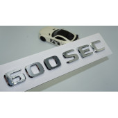 DK Tuning 600 SEC Bagaj Krom ABS 3M 3D Yazı Logo Benz İle Uyumlu - 1