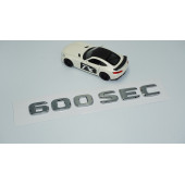 DK Tuning 600 SEC Bagaj Krom ABS 3M 3D Yazı Logo Benz İle Uyumlu - 2