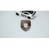 DK Tuning Porsche Ön Kaput Bronz Metal Tırnaklı Logo Amblem Arma - 2