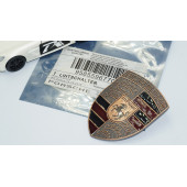 DK Tuning Porsche Ön Kaput Bronz Metal Tırnaklı Logo Amblem Arma - 5