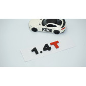 DK Tuning 1.4T Bagaj Siyah Kırmızı Yazı Logo Volkswagen İle Uyumlu - 2