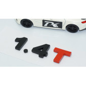 DK Tuning 1.4T Bagaj Siyah Kırmızı Yazı Logo Volkswagen İle Uyumlu - 3