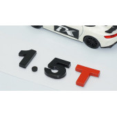 DK Tuning 1.5T Bagaj Siyah Kırmızı Yazı Logo Volkswagen İle Uyumlu - 3