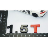 DK Tuning 1.5T Bagaj Siyah Kırmızı Yazı Logo Volkswagen İle Uyumlu - 4