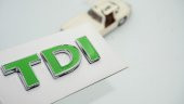Skoda TDİ Bagaj Yeşil Krom ABS 3M 3D Yazı Logo Arma - 1