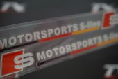 Audi S Motorsport S Line Ayna Sticker thumbnail 1