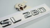 SL 280 Bagaj Krom Metal 3M 3D Yazı Logo - 1