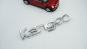 Renault Kangoo Bagaj 3M 3D Krom ABS Logo Amblem - 1