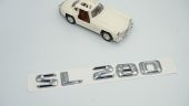 SL 280 Bagaj Krom Metal 3M 3D Yazı Logo - 2
