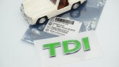 Skoda TDİ Bagaj Yeşil Krom ABS 3M 3D Yazı Logo Arma - 5