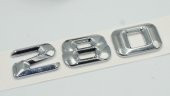 SL 280 Bagaj Krom Metal 3M 3D Yazı Logo - 5