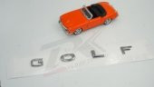 Volkswagen Golf7 Bagaj 3M 3D Yeni Nesil Krom ABS Yazı Logo Amblem - 2
