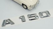 Mercedes Benz A 150 Bagaj Krom Metal 3M 3D Yazı Logo - 3