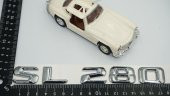 SL 280 Bagaj Krom Metal 3M 3D Yazı Logo - 7