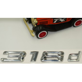 Bmw 318d Bagaj Krom Metal 3M 3D Yazı Logo - 4