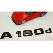 A 180d Bagaj Parlak Siyah ABS 3M 3D Yazı Logo - 3