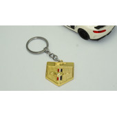 DK Ford Mustang Shelby GT Koşan At Logo Gold Metal Anahtarlık - 2