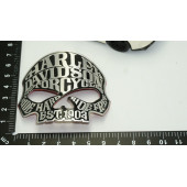 DK Motor Harley Davidson Est 1903 Cycles Oval Metal Logo Amblem Arma - 5