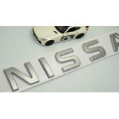 DK Nissan Bagaj 3M 3D Mat Krom ABS Yazı Logo Amblem 29x4 Cm - 3