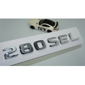 Dk Tuning 280 Sel Bagaj Krom Abs 3m 3d Yazı Logo Benz İle Uyumlu thumbnail 1
