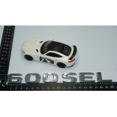 DK Tuning 600 SEL Bagaj Krom ABS 3M 3D Yazı Logo Benz İle Uyumlu - 4