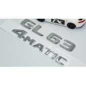 DK Tuning GL63 4Matic Bagaj Krom ABS Yazı Logo Benz İle Uyumlu - 3