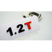 DK Tuning 1.2T Bagaj Siyah Kırmızı Yazı Logo Volkswagen İle Uyumlu - 1
