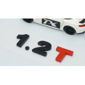 DK Tuning 1.2T Bagaj Siyah Kırmızı Yazı Logo Volkswagen İle Uyumlu - 3