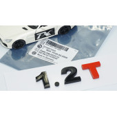 DK Tuning 1.2T Bagaj Siyah Kırmızı Yazı Logo Volkswagen İle Uyumlu - 5