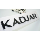 DK Tuning Kadjar Siyah ABS 3M Bagaj Yazı Logo Renault İle Uyumlu - 1