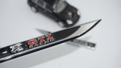 Volkswagen GTİ Running Rabbit Logo Çamurluk Yanı Krom Metal Bıçak - 1