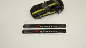 Audi Quattro Gecko Logo 3M 3D Damla Silikon Torpido Ayna Çamurluk - 2