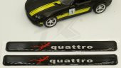 Audi Quattro Gecko Logo 3M 3D Damla Silikon Torpido Ayna Çamurluk - 5
