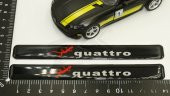 Audi Quattro Gecko Logo 3M 3D Damla Silikon Torpido Ayna Çamurluk - 7