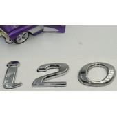 Hyundai İ20 Bagaj Krom ABS 3M 3D Yazı Logo Amblem - 5