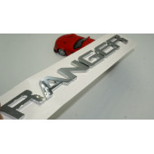 Ford Ranger 2012-2019 Ön Panjur Gümüş Krom ABS 3M 3D Yazı Logo - 1