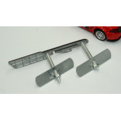 DK Kia GT Line Ön Panjur Vidalı 3D Kırmızı Siyah Metal Logo - 4