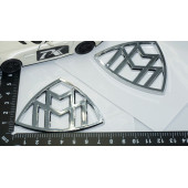 DK Tuning Benz Maybach Yan Kanatlar Krom ABS Logo Arma Seti - 4
