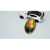 DK Tuning Ön Kaput Gold Mavi Vidalı Logo Arma Maserati İle Uyumlu - 2