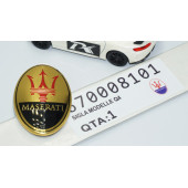 DK Tuning Ön Kaput Gold Mavi Vidalı Logo Arma Maserati İle Uyumlu - 5