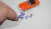 Peugeot Logo Jant Torpido Direksiyon 12mm Damla Sticker Logo Seti - 1