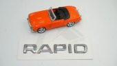 Skoda Rapid 13-16 Yeni Nesil Bagaj Krom ABS 3M 3D Yazı Logo Amble thumbnail 2