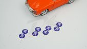 Peugeot Logo Jant Torpido Direksiyon 12mm Damla Sticker Logo Seti - 3