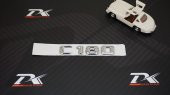 C180 Bagaj Krom Metal 3M 3D Yazı Logo - 2