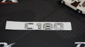 C180 Bagaj Krom Metal 3M 3D Yazı Logo - 3
