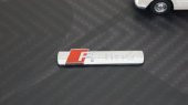 Audi R Line Bagaj 3M 3D Krom Metal Logo - 6