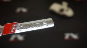 Audi R Line Bagaj 3M 3D Krom Metal Logo - 1