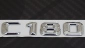C180 Bagaj Krom Metal 3M 3D Yazı Logo - 4