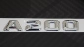 A200 Bagaj Krom Metal 3M 3D Yazı Logo - 4