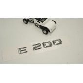 E200 Bagaj Krom Metal 3M 3D Yazı Logo - 2